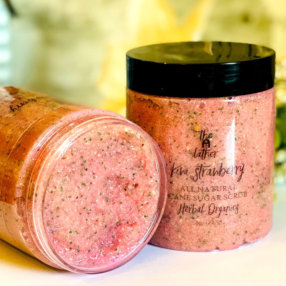 Kiwi Strawberry Pure Cane Sugar & Goat Milk Scrub